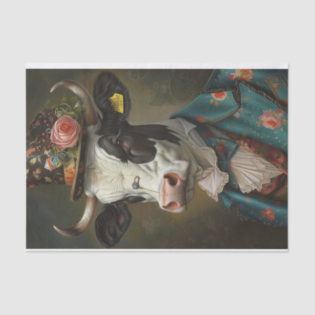 Papel De Seda Vaca Mania4 (Frente )