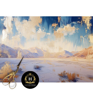 Papel De Seda Vale da Morte Deserto Califórnia Viagem Decoupage