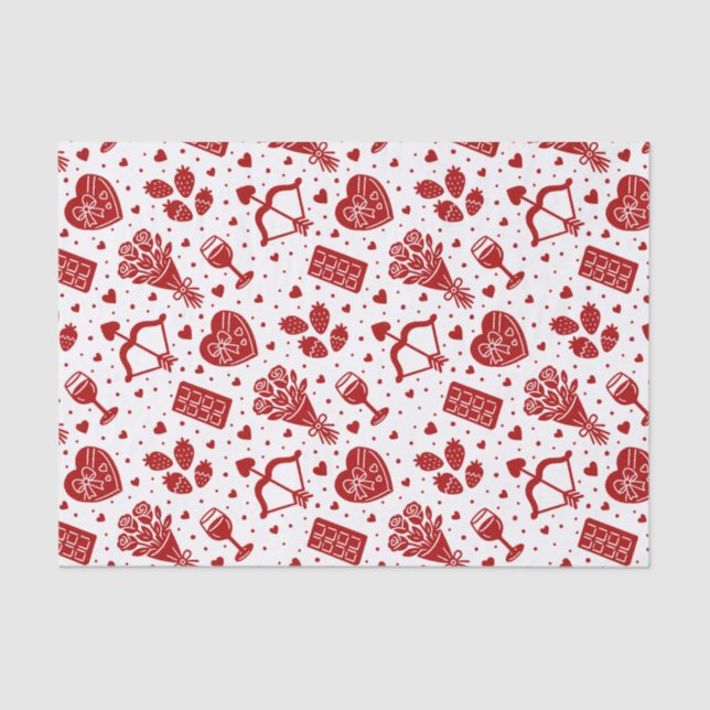 Papel De Seda Valentines (Frente )