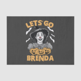 Papel De Seda Vamos Go Brenda Spooky Halloween Kamala Harris