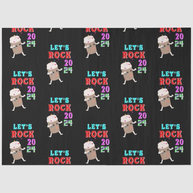 Papel De Seda Vamos Rock 2024 (Frente )