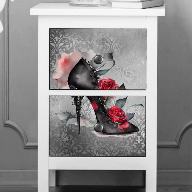 Papel De Seda Vampy Spiked Stiletto | Grunge de alto salto Rosa  (Criador carregado)