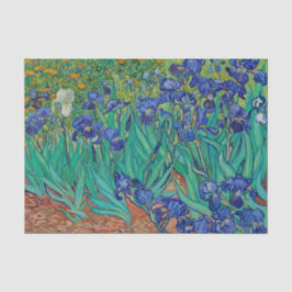Papel De Seda Van Gogh Irises Floral Painting