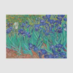 Papel De Seda Van Gogh Irises Floral Painting