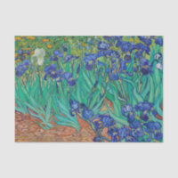 Van Gogh Irises. impressionismo floral azul