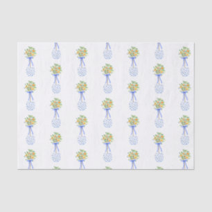 Papel De Seda Variável de Árvore Laranja de Quarela