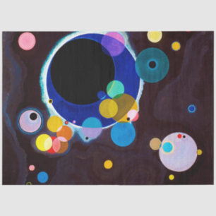Papel De Seda Vários Círculos, Wassily Kandinsky
