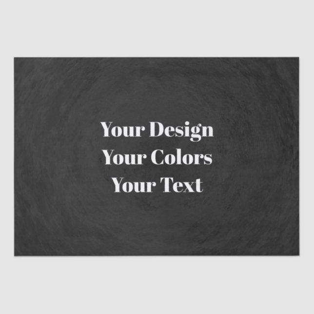 Papel De Seda Vazio - Crie seu próprio personalizado (Frente )