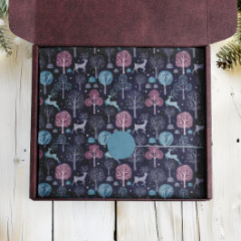 Papel De Seda Veado Noturno Moderno