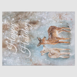 Papel De Seda Vedante de inverno de Natal