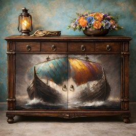 Papel De Seda Velas Viking Colidem Decoupage