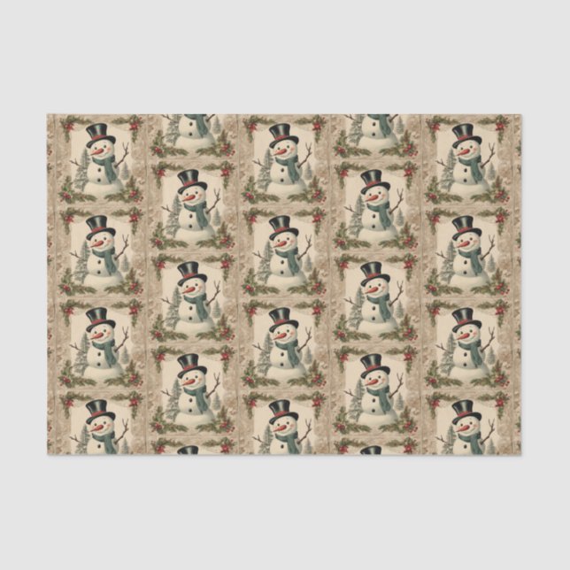 Papel De Seda Velho Natal do Mundo (Frente )