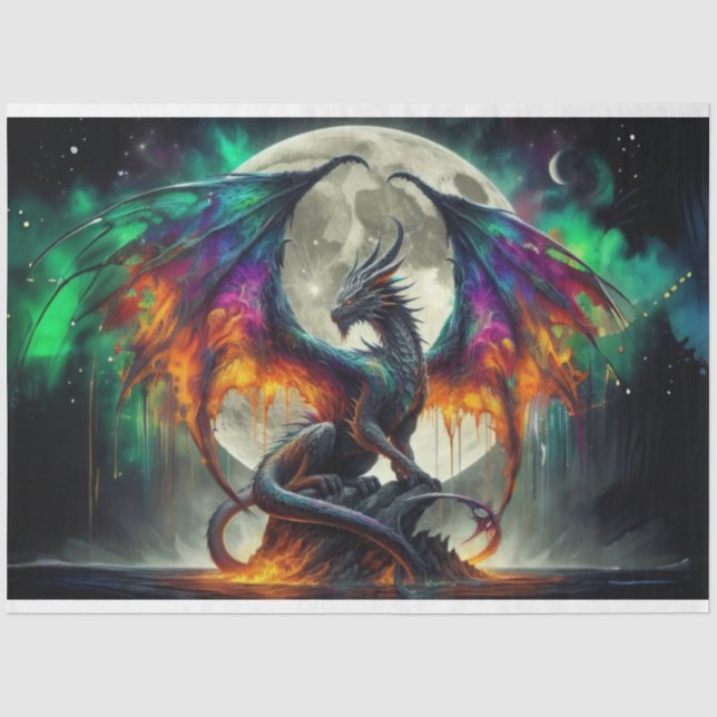 Papel De Seda Venison Dragon (Frente )
