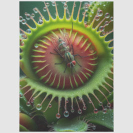 Papel De Seda Venus Flytrap Floral Whimsical Fun Wild