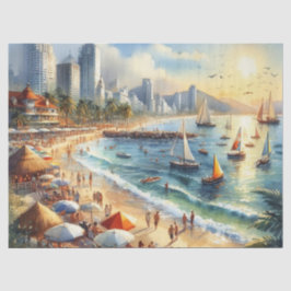 Papel De Seda Verão no jornal "Bay Tissue Paper"