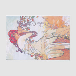 Papel De Seda Verão (Quatro Assentos), Alphonse Mucha