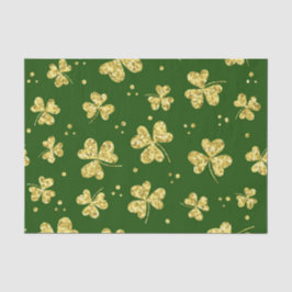 PAPEL DE SEDA VERDE COM DOURADO GLITTER PARECE ESTAR COM CAMARÕE