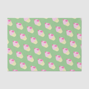 Papel De Seda Verde ilustre