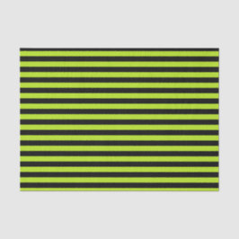 Papel De Seda verde limão e faixas pretas