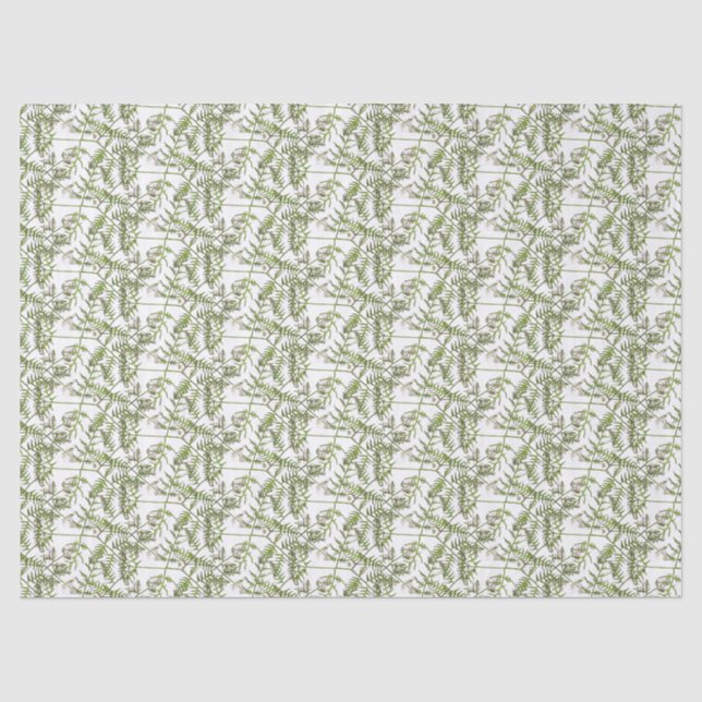 Papel De Seda verde primavera (Frente )