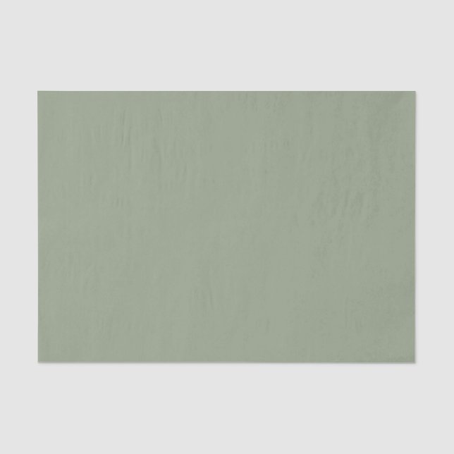 Papel De Seda Verde Salvia (Frente )