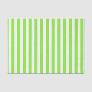 Papel De Seda Verdes limões e faixas brancas de doces