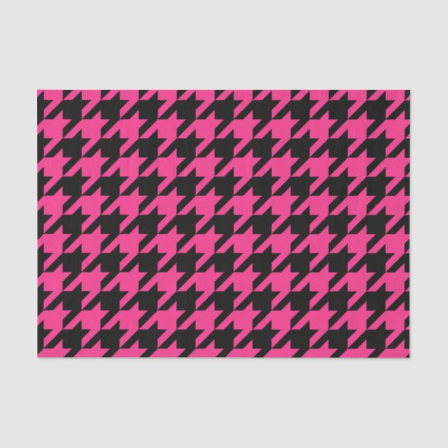 Papel De Seda Verificação de Tonalidade Preta Rosa (Frente )