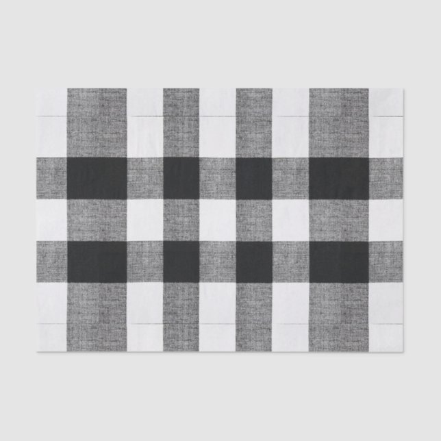 Papel De Seda Verificações do búfalo (Frente )