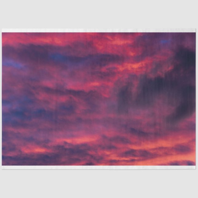 Papel De Seda vermelho augural (Frente )