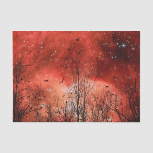 Papel De Seda Vermelho Celestial (Frente )