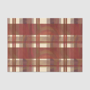 Papel De Seda Vermelho da queda da xadrez de Madras