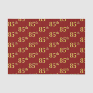 Papel De Seda Vermelho, evento do ouro do falso 85th