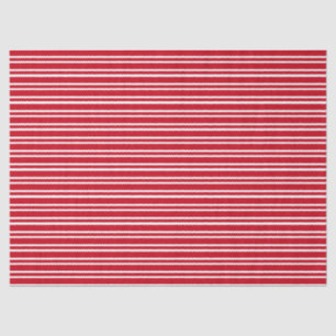 Papel De Seda Vermelho Festivo Stripes Tecido de Natal
