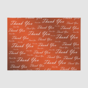 Papel De Seda vermelho, rosa, ouro, prata, obrigado + você, flor