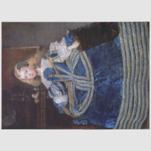 Papel De Seda Vestido Azul de Infanta Margarita Teresa Velazquez