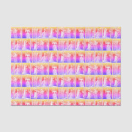 Papel De Seda Vestido de Noiva Vintage Noiva e Noivo Arco-íris