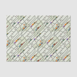 Papel De Seda Via férrea