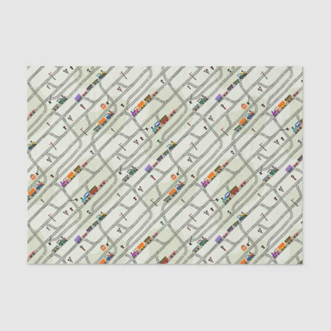 Papel De Seda Via férrea (Frente )