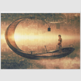 Papel De Seda Viagem de Fantasy Boat 20x30