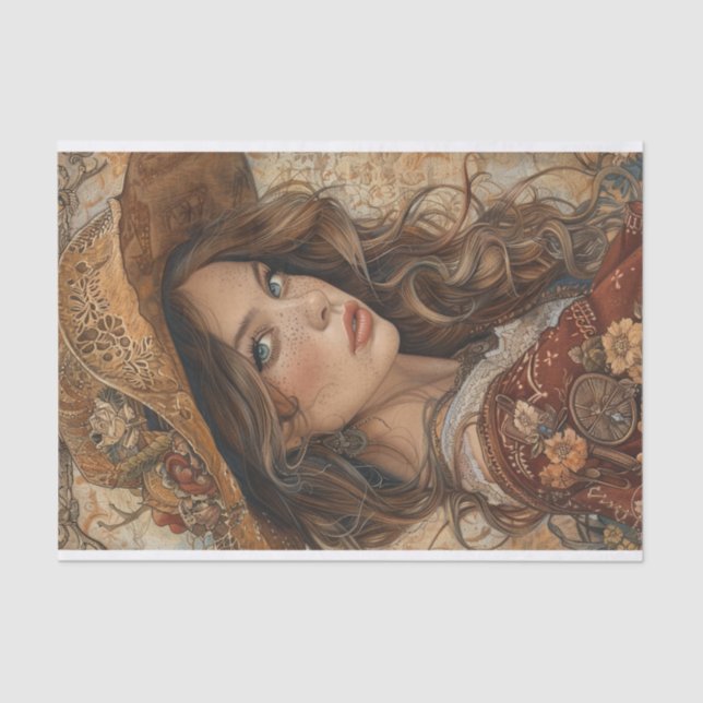 Papel De Seda Vibes da Cowgirl2 (Frente )