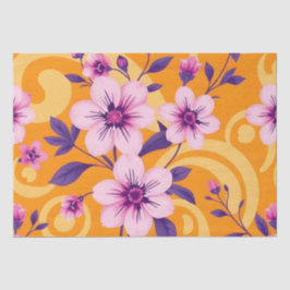 Papel De Seda Vibrant Summer Floral-Dopamina