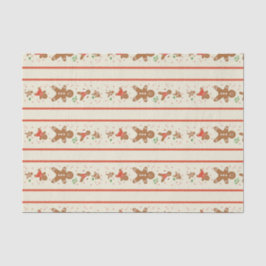Papel De Seda Vickie’s Gingerbread Parade-Cream Tissue Paper