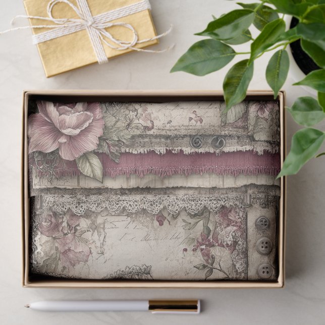Papel De Seda Victorian & Lace  (Presente)