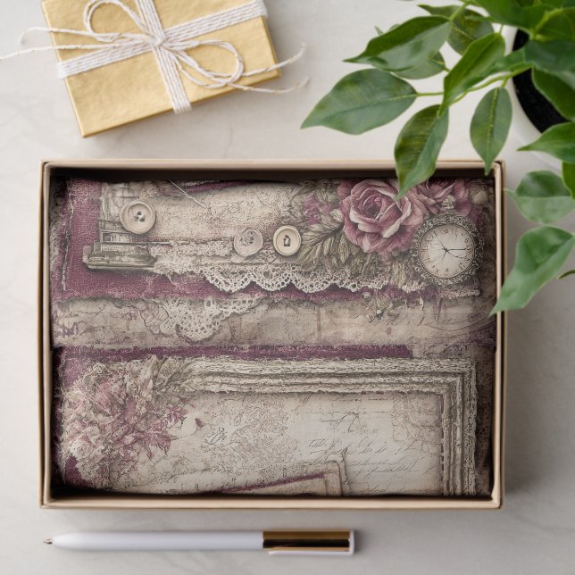 Papel De Seda Victorian & Lace  (Presente)