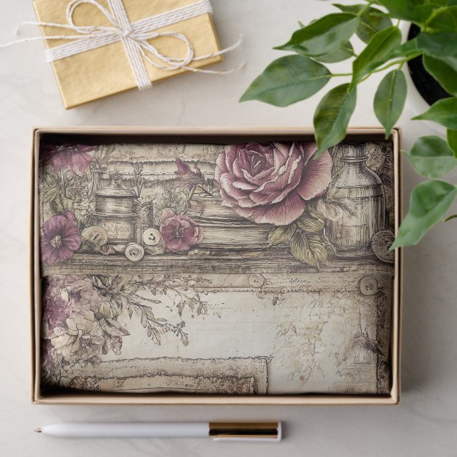 Papel De Seda Victorian & Lace  (Presente)