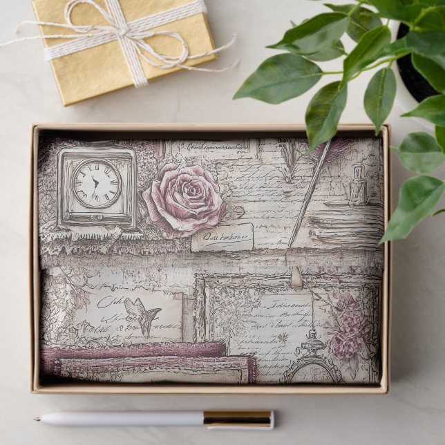 Papel De Seda Victorian & Lace  (Presente)