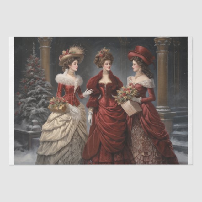 Papel De Seda Victorian Ladies (Frente )