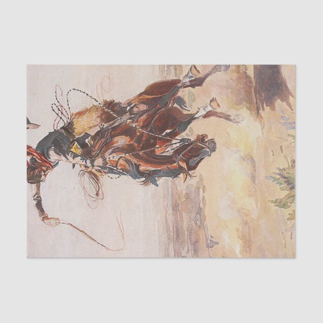 Papel De Seda Vida do vaqueiro do T (Frente )