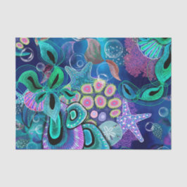 Papel De Seda Vida no Oceano