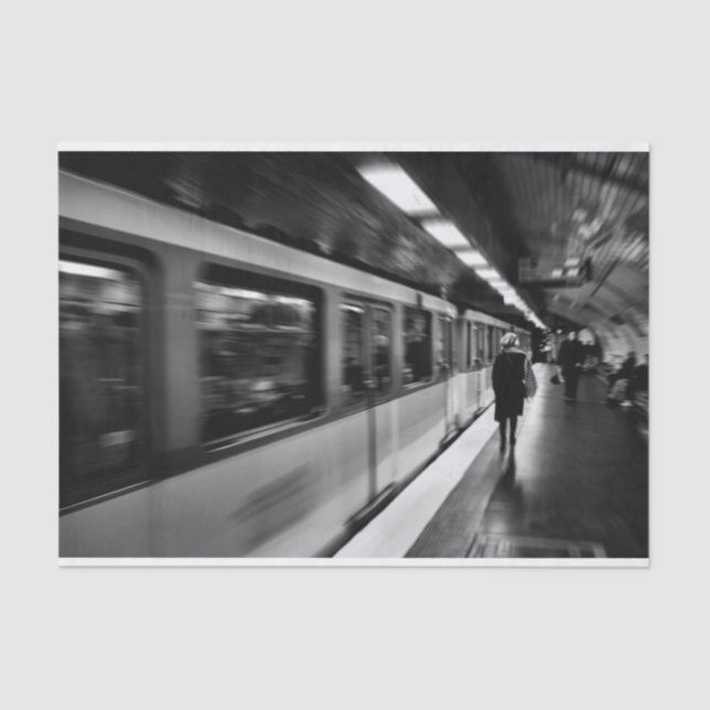 Papel De Seda Vida parisiense moderna e urbana (Frente )